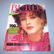 Burda International Lato 1985 wykroje Vintage