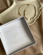 Pamiątka Pierwszej Komunii Świętej Dedykacja różaniec bransoletka 