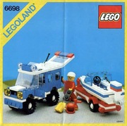 KLOCKI LEGO ZESTAW NR 6698 TOWN AUTO LEGOLAND UNIKAT MAKIETA !!