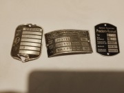 stare tabliczki motocyklowe jawa i inne prl