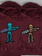 Halloween Bluza dresowa flossin szkielet cekiny  