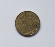 Moneta Francja | 10 Centimes | 1993