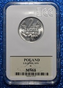 2 ZŁ JAGODY 1970 r. MS68