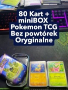 l Zestaw Pokemon TCG l 80 kart + miniBOX l