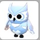 Snow Owl adopt me pet/Ride:No/Fly:No/Age:Newborn