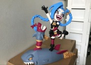 Jinx Arcane League of Legends Figurka 3D Kolekcjonerska Ręcznie Składana