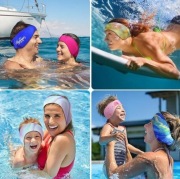 HeySplash opaska na czoło , ochrona uszu, do pływania, rozmiar L Różowy 