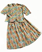 Vintage cudny kolorowy komplecik retro r.M/L