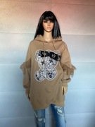 Bluza z dużym misiem i tiulem uniwersalna 