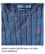 POLO RALPH Lauren sweter damski XS LOGOWANY 