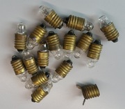 Żarówka soczewkowa 3,5V / 0,28A, gwint E10 - (zestaw 15 szt.)