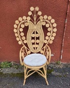 Fotel Paw , Peacock, Fotel Boho, rattan  