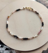 Bransoletka onyks kamień słoneczny kamień muszli 