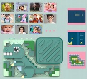 APARAT FOTOGRAFICZNY CYFROWY DLA DZIECI 40Mpx KAMERA SELFIE GRY+KARTA 32GB