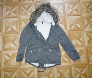 H&M Kurtka damska parka ocieplana 36