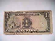 BANKNOT JAPONIA -   OKUPACJA FILIPIN - BANKNOT - 1 Peso 1943