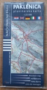 Chorwacja Paklenica planinarska karta 1:25 000 mountain map