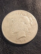 srebrna ORYGINALNA  moneta dolar POKOJU  1935  /7/