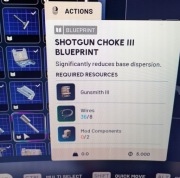 Czok do strzelby III shotgun choke plan ARC Raiders PC/PS/XBOX