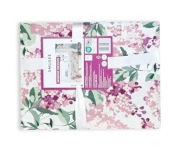 bzy obrus 120x160, kwiaty obrus z bawełną, ładny obrus w kwiatki