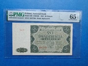 20 ZŁ 1947 SER C PMG 65 EPQ