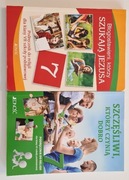 Zestaw 2 książek do klasy 7 podstawowej.