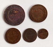 Zestaw kopiejek Rosja 1895 - 1913