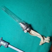 Kominek sygnowany 10"ze sprawnym brenerem do lampy naftowej