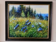 Obraz olejny Jesienna dęby 