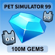 Pet Simulator 99 - 100M gemów (diamentów) + 10M gratis