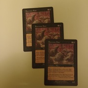 Ravenous Rats MTG black