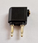 Adapter samolotowy gniazda słuchawkowego 3,5 mm 