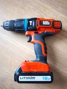 Wkrętarka akumulatorowa BLACK&DECKER 18V