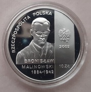 10zł - BRONISŁAW MALINOWSKI - 2002r.