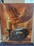 Obraz olejny Marka Chmielewskiego - martwa natura.