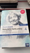 Ponad słowami - Maturalne karty pracy - zakres podstawowy i rozszerzony 4