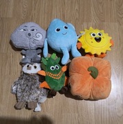 Zestaw zabawek maskotek pluszaków gangi gang biedronka 6 sztuk