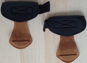 Pasy na Rękę do Podnoszenia Ciężarów Wyściełane do Martwy Ciąg