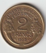 F R A N C J A  -  2   franki        1939  - ....KM  # 886