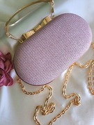 Torebka wizytowa - Kuferek Różowa kokardka