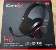 Creative Sound BlasterX H6 7.1 USB RGB Słuchawki Gamingowe z Mikrofonem