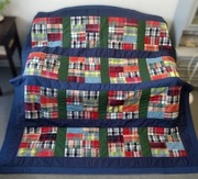 Narzuta-patchwork "Krata"