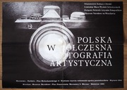 Stary plakat wystawa fotografia artystyczna Zachęta 1984r