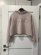 Bluza damska Bershka rozmiar L pudrowy róż