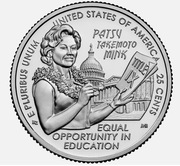 Moneta USA 25 centów 2024 D - Patsy Takemoto Mink, American Women Quorter
