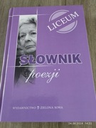 Słownik poezji - liceum