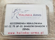 Szczerbinka regulowana CZ 75 SP-01 Shadow, CZ Shadow 2, Zendl