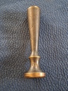 Pieczęć lakowa Herbowa mosiądz Unikat 