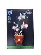 Zestaw klocków - Kwiaty Biała Orchidea