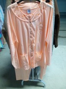 Piżama damska morela